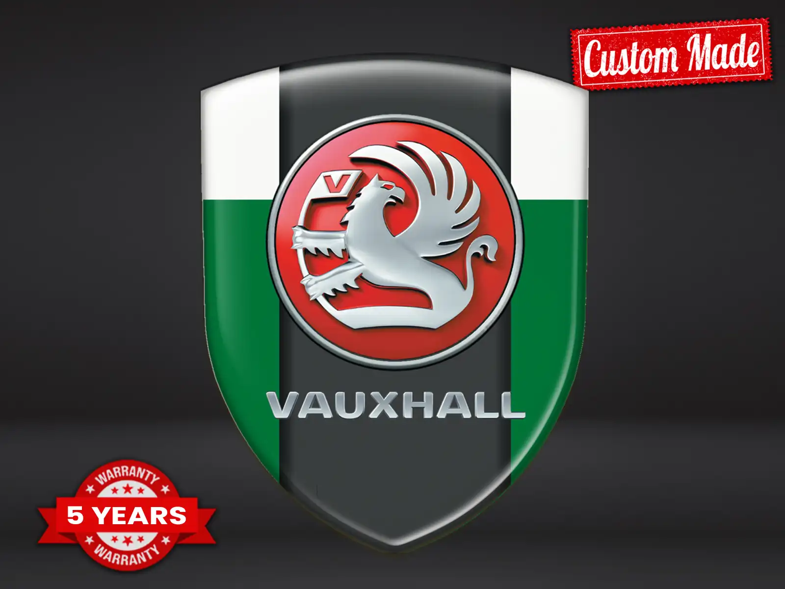 Vauxhall Business Sticker Sportlich Professionell Stabil